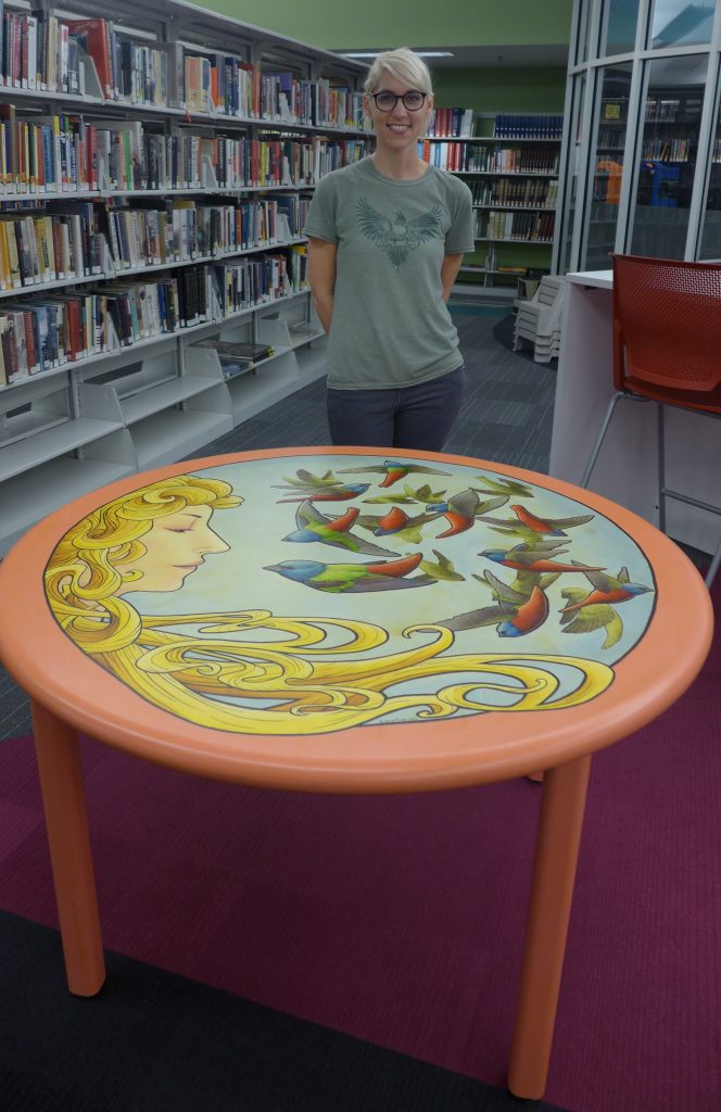 dixie table Palm Harbor Library