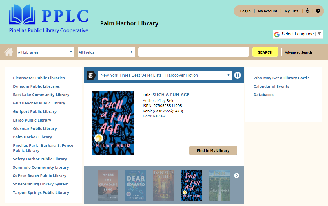Browse our collection via the PPLC catalog!
